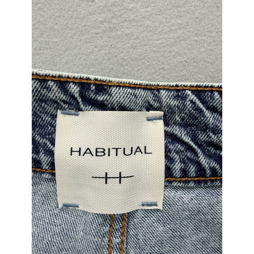 Habitual Women’s Wide Leg Jeans Size 26 High Rise Light Wash Blue Denim Pants - Picture 9 of 16